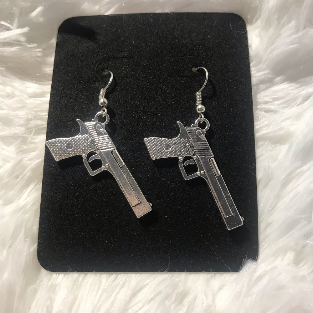 Pistol Earrings